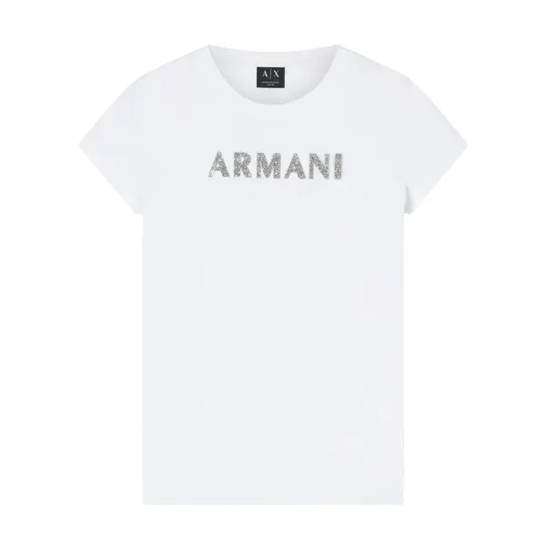 Slim fit t-shirt in cotton jersey white S