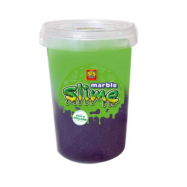 Slime pentru copii violet si verde, 200 gr