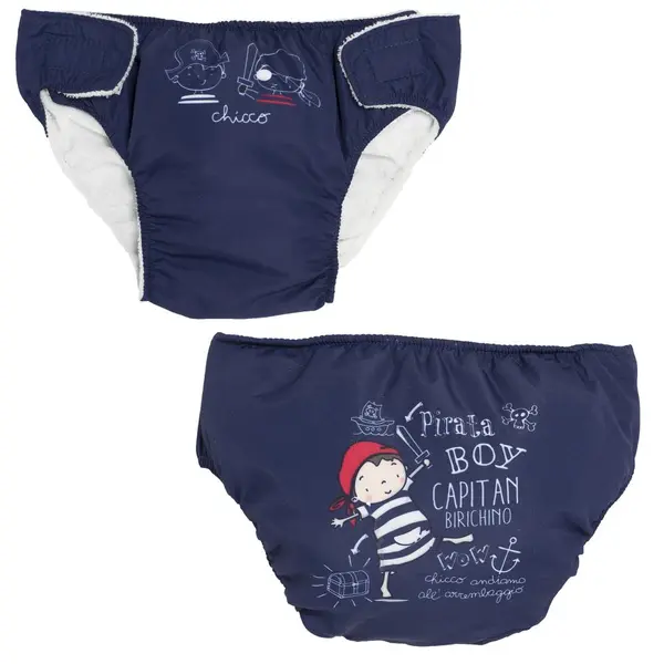 Slip baie bebelusi, Chicco, baietei, albastru