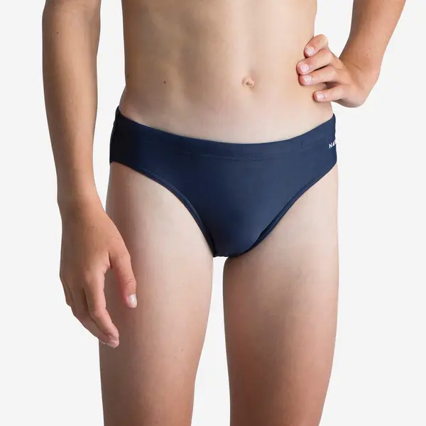 Slip înot 100 Basic Bleumarin Băieţi