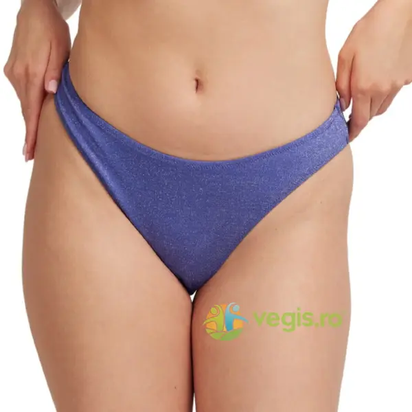 Slip Menstrual Mov cu Protectie Solara UV30+ Absorbtie Moderata Galaxy XL 1buc