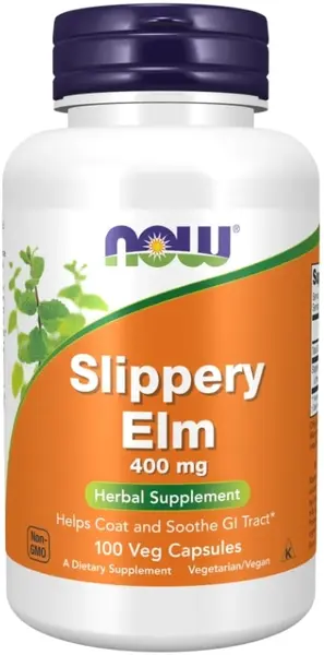 Slippery Elm, 100 capsule, Now