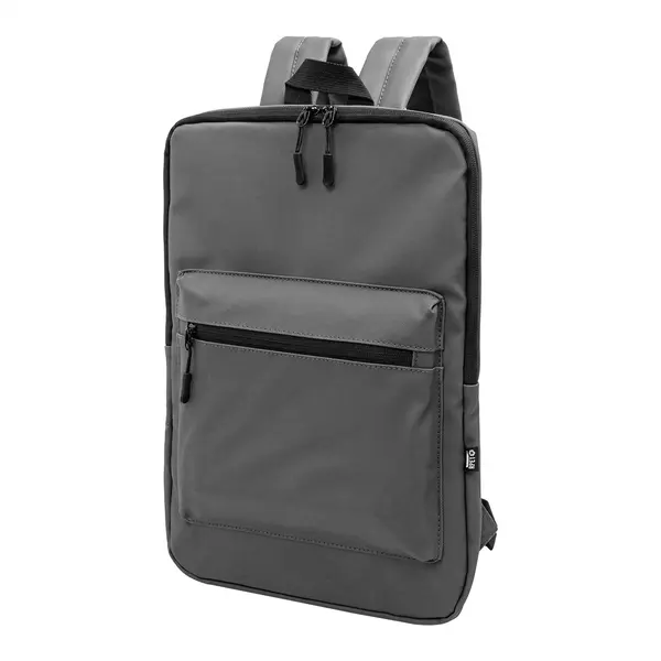 Slippu rucsac laptop, RPET - gri închis