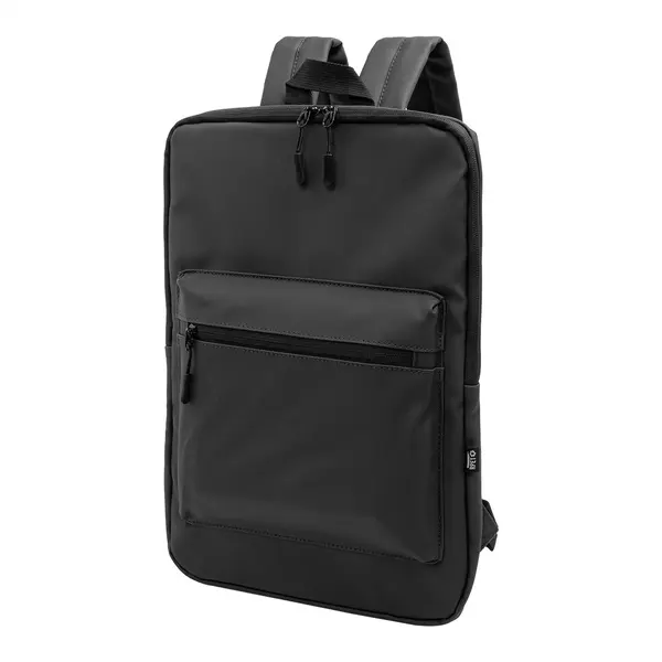 Slippu rucsac laptop, RPET - negru