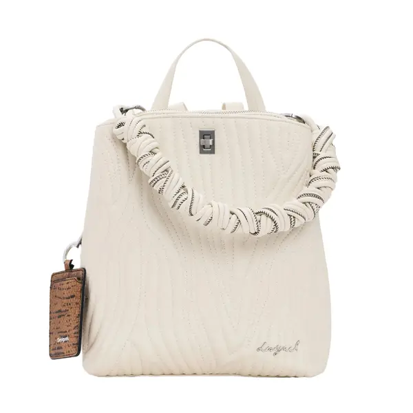 Small backpack with prints white