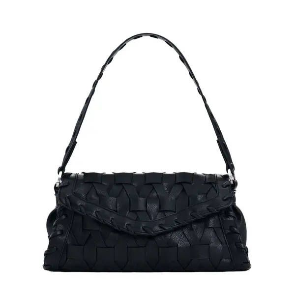 Small wooven bag black