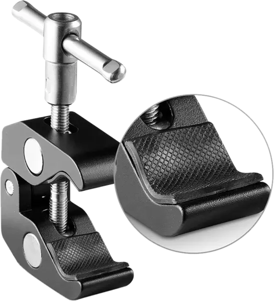 SmallRig 2058 Super Clamp with 1/4" & 3/8" Thread (2piese in pachet), Clema tip menghina