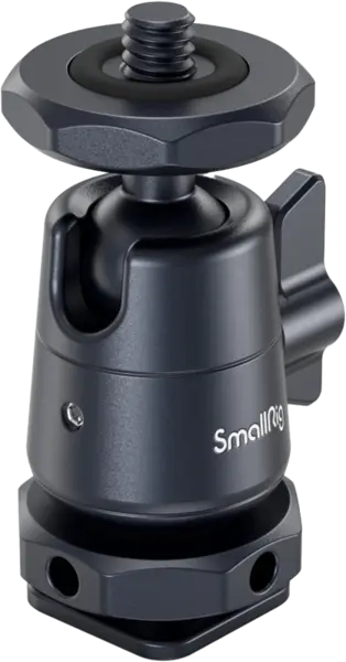 SmallRig 2948 BallHead Mini with Removable Cold Shoe Mount 2pcs, Prindere cap cu bila dublu
