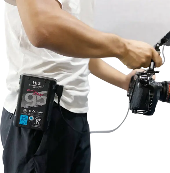 SmallRig 2990 Battery Plate V-Mount w Belt Clip, Placa pentru Baterie V-Mount cu Clip de Centura