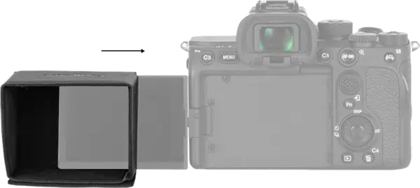 SmallRig 3206 Sunhood For Sony A7S III/ 7C/ ZV-1/ FX3, Parasolar camera foto mirrorless