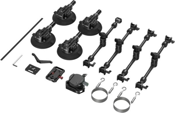 SmallRig 3565 All-in-One 4-Arm Suction Cup Camera Mount Kit for Vehicle Shooting SC-15K, Suport cu ventuze pentru camere