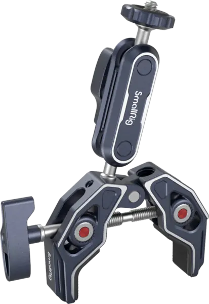 SmallRig 3757 Crab-Shaped Clamp with Ballhead Magic Arm, Clema tip menghina cu cap
