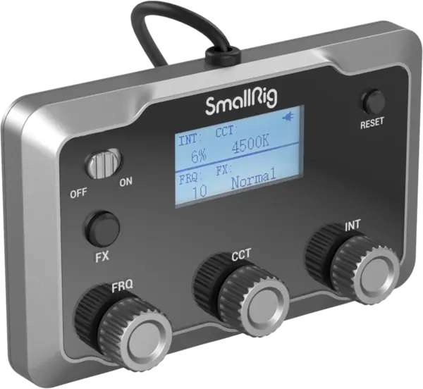 SmallRig 3980 Control Panel For RC 350 / 450 Cob Lights, Contreller video