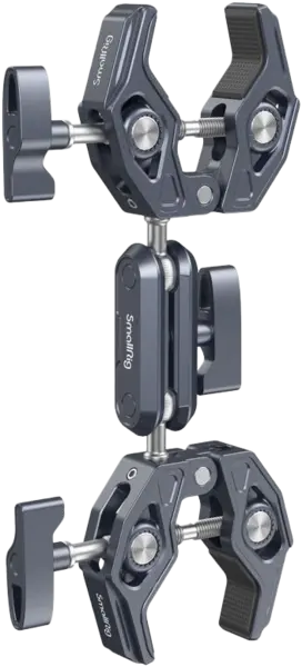 SmallRig 4103 Super Clamp with Double Crab-shaped Clamps, Clema dubla de prindere