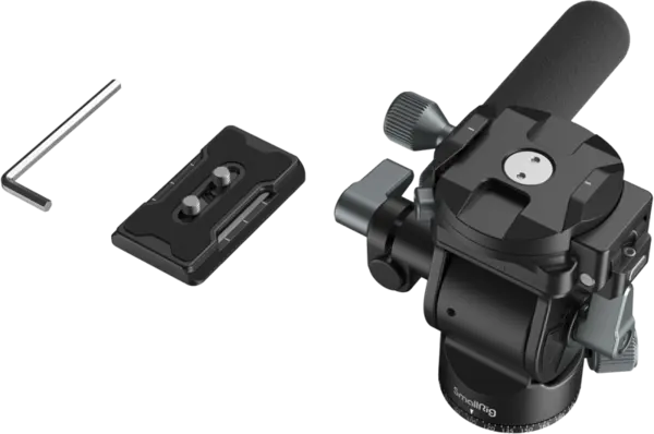 SmallRig 4104 Video Head with Mount Plate for Vertical Shooting, Cap trepied video