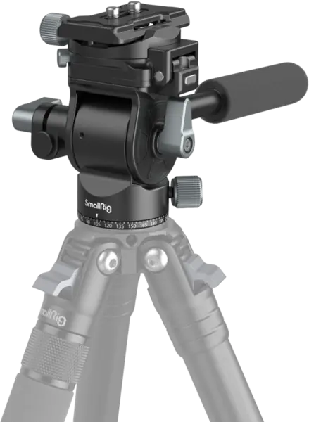 SmallRig 4104 Video Head with Mount Plate for Vertical Shooting, Cap trepied video