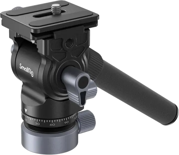 SmallRig 4170 Video Head CH20 with Leveling Base, Cap trepied video