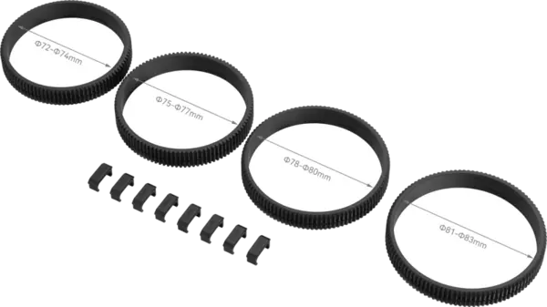 SmallRig 4187 Focus Gear Ring Seamless Kit (72-74 / 75-77 / 78-80 / 81-83 mm), Inel focus obiectiv
