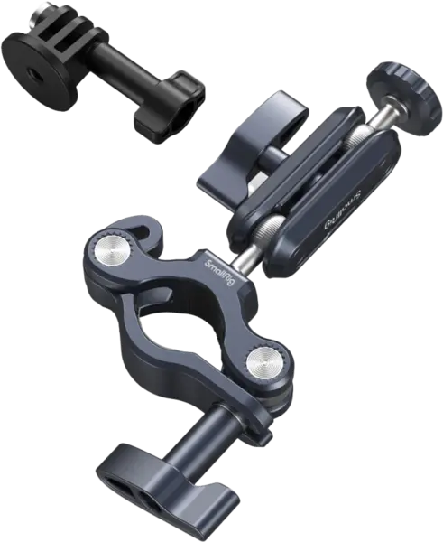 SmallRig 4191 Handlebar Mounting Clamp for Action Cameras, Clema de prinde cu cap de bila
