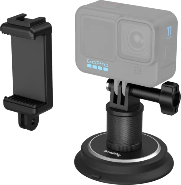 SmallRig 4347 Suction Cup Mounting Support for Action Cameras, Suport cu o ventuza pentru camera actiune