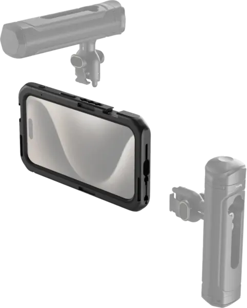 SmallRig 4396 Mobile Video Cage for iPhone 15 Pro, Cage iPhone