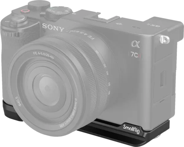 SmallRig 4438 Bottom Mount Plate for Sony A7CII / A7CR (Black), Placa de monatare inferioara