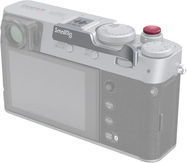 SmallRig 4566 Thumb Grip for Fujifilm X100VI / X100V Silver, Buton declansare