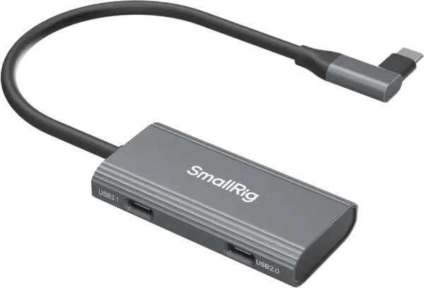 SmallRig 4598 USB-C Hub 4-in-1 PD/USB-C 3.1/USB-C 2.0 cu Adaptor Audio