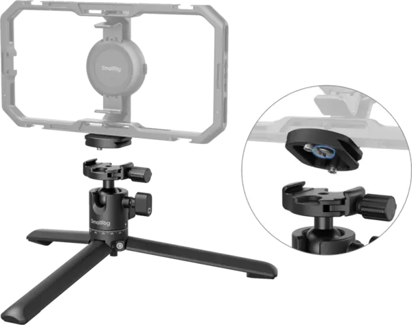 SmallRig 4630 Mini trepied din aliaj cu arca-swiss
