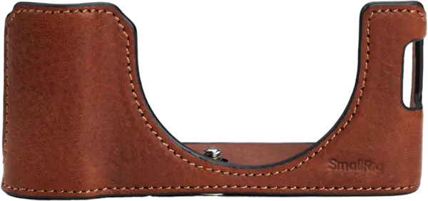 SmallRig 4699 Leather Half Case Kit for FUJIFILM X100VI (Brown), Carcasa si curea piele camera foto video mirrorless
