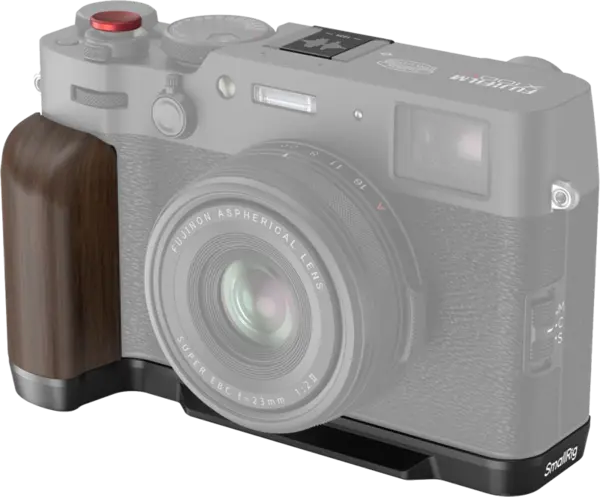 SmallRig 4805 Wooden L-Shape Grip for FUJIFILM X100VI / X100V Black, Camera cage L