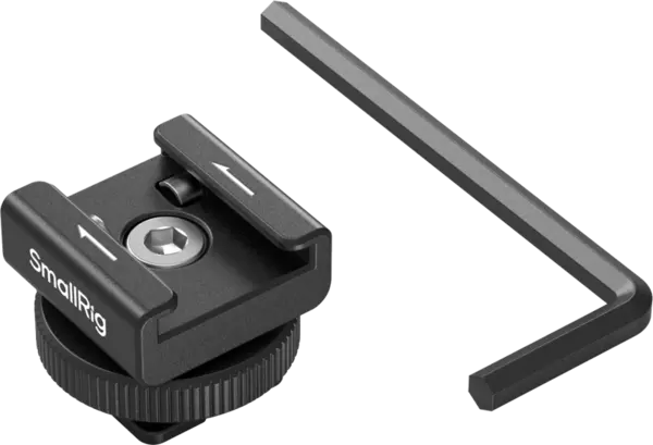 SmallRig 4822 Wireless Microphone Support with Cold Shoe Mount, Suport prindere microfon