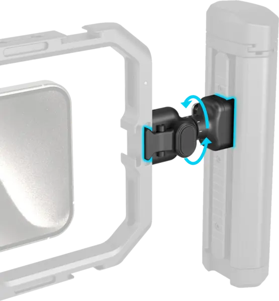 SmallRig 4842 Rotatable Bilateral Quick Release Side Handle, Maner video pentru cage smartphone