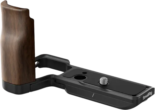 SmallRig 4864 L-Shape Mount Plate with Wooden Handle for Sony ZV-E10 II, Camera cage L