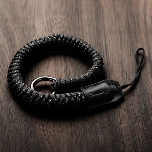 SmallRig 4881 Universal Braided Wrist Strap Black, Curea prindere camera