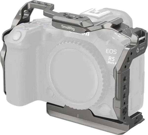 SmallRig 4977 HawkLock Quick Release Cage for Canon EOS R5 Mark II, Carcasa camera foto video mirrorless
