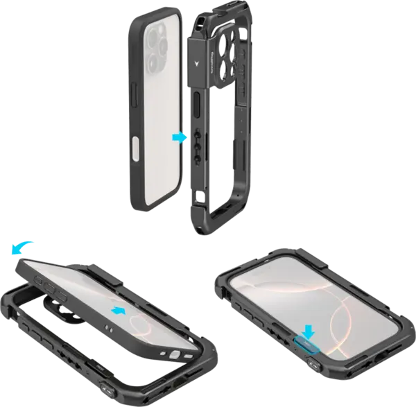 SmallRig 5008 Mobile Video Cage Basic Edition for iPhone 16 Pro, Carcasa video