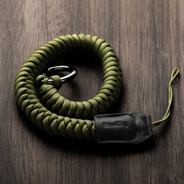 SmallRig 5054 Universal Braided Wrist Strap Green, Curea prindere camera