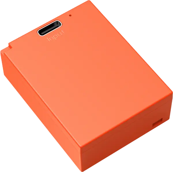 SmallRig 5088 USB-C Rechargeable Camera Battery NP-W126S Orange, Acumulator dedicat Fujifilm