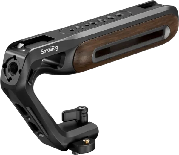SmallRig 5251 Wooden Top Handle with NATO Clamp