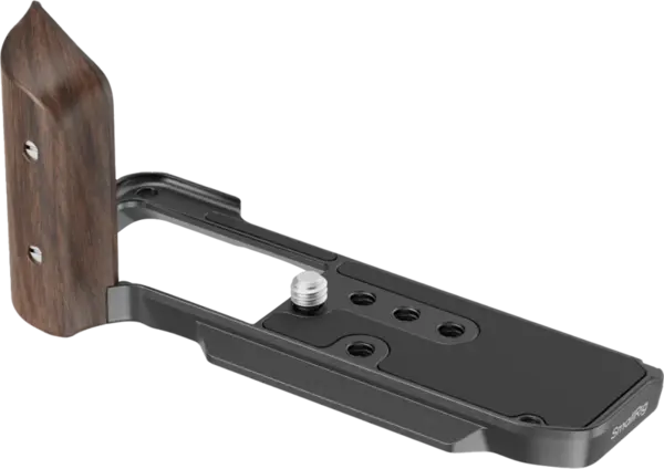 SmallRig 5260 L-Shape Mount Plate with Wooden Handle for FUJIFILM X-M5 Black