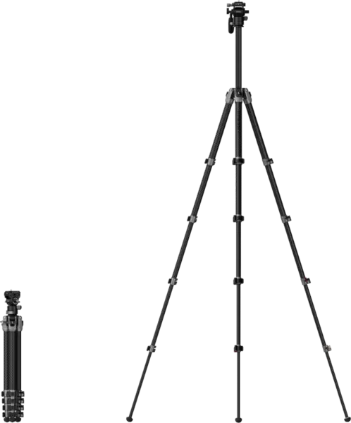 SmallRig 5477 Portable Video Carbon Fiber Tripod AP255Pro