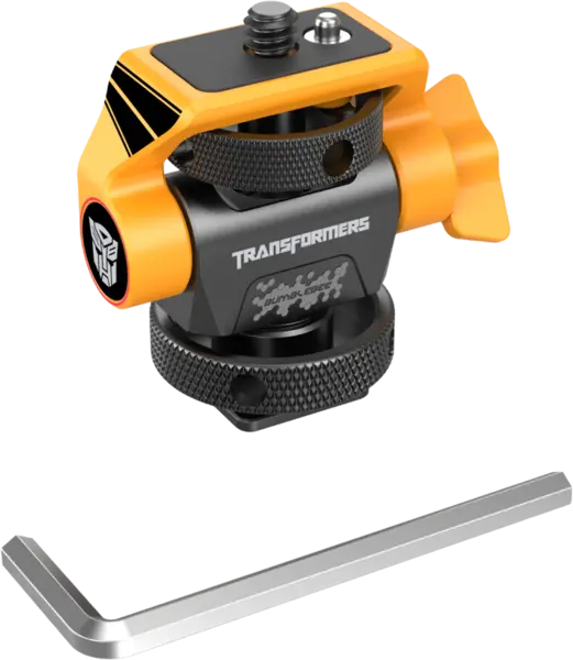 SmallRig 5519 Swivel and Tilt Adjustable Monitor Support with Cold Shoe(BumbleBee Edition)