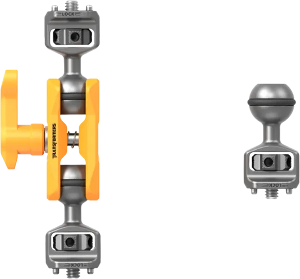 SmallRig 5522 Magic Arm Support with Dual Ball Heads 1/4â€u009D-20 Screws(BumbleBee Edition)