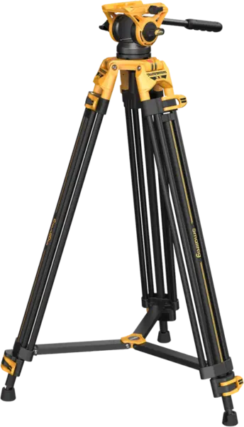 SmallRig 5523 Video Tripod with Heavy-Duty Fluid Head AD-01 (BumbleBee Editionï¼‰