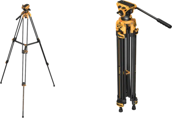 SmallRig 5523 Video Tripod with Heavy-Duty Fluid Head AD-01 (BumbleBee Edition)
