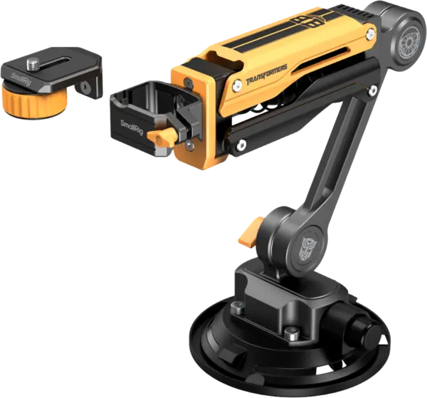SmallRig 5528 mini Shock Absorber Arm for DJI Osmo Pocket 3 / GoPro HERO13 / Insta360 X4(BumbleBee)
