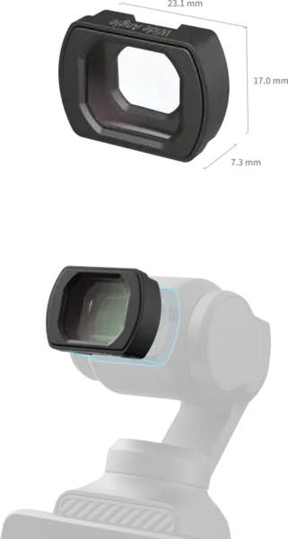 SmallRig 5650 Wide-Angle Lens for DJI Osmo Pocket 3