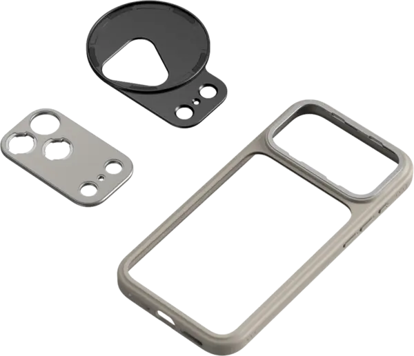 SmallRig 5791 FilMov Lightweight Photography Bumper Case for iPhone 17 Pro (Gray)