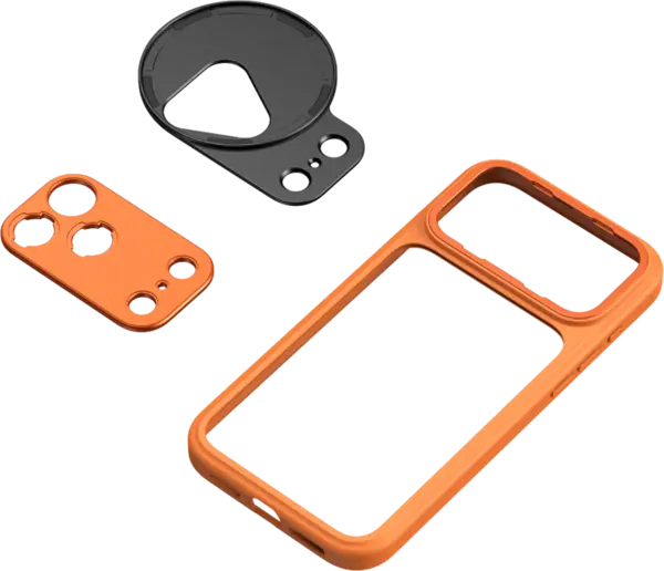 SmallRig 5792 FilMov Lightweight Photography Bumper Case for iPhone 17 Pro (Orange)